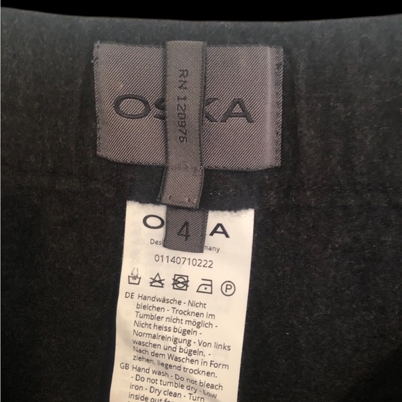Oska New York, In Excellent Condition size 4 Grey Pull Up Pant/Trousers - Picture 5 of 7